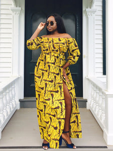 Abi Maxi Dress - Yellow