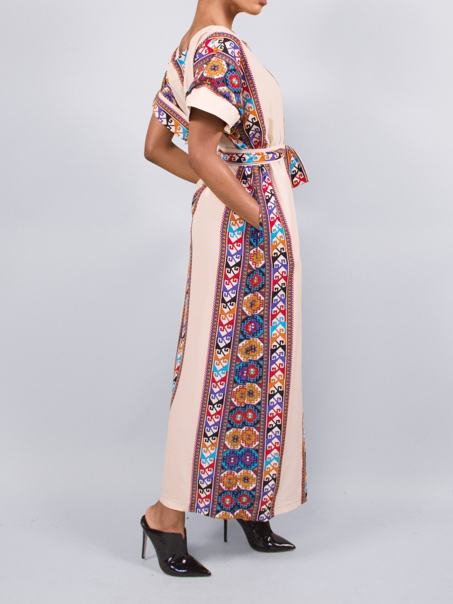 Kola Tribal Maxi Dress